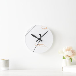 einfach runde wanduhr