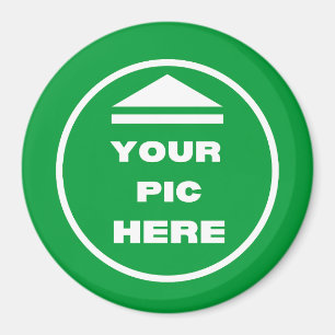 EINFACH! Runder Bildschirm - groß, 3 Zoll - benutz Magnet