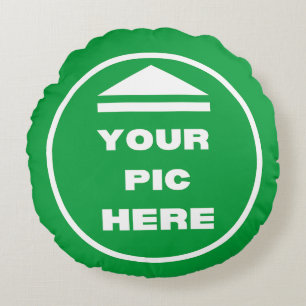 EINFACH! Rundwurfkissen 16" Baumwolle - individuel Rundes Kissen