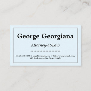 Einfach, sauber und minimalistisch mit Liniengrenz Visitenkarte