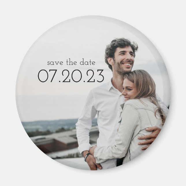 Einfach Save the Date Magnet (Vorne)