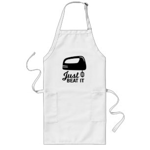 Einfach Schlag Es Mixer Lustiges Geschenk Für Köch Lange Schürze