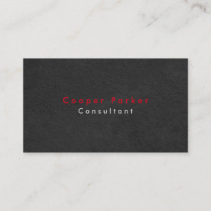 Einfach Schlicht Elegant Graue Textur Professionel Visitenkarte