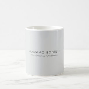 Einfach Schlicht Minimalistisch Elegant Modern Gra Kaffeetasse