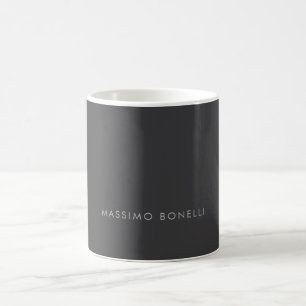 Einfach Schlicht Minimalistisch Elegant Modern Gra Kaffeetasse