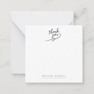 Einfach Schlicht Minimalistisch Elegant Moderner N Mitteilungskarte