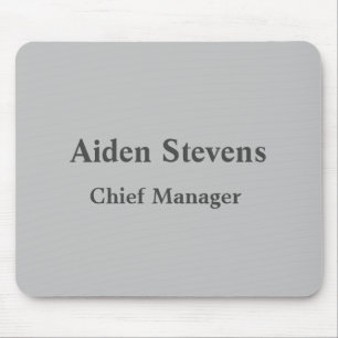 Einfach Schlicht Minimalistisch klassisch Mousepad