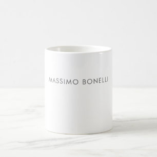 Einfach schlicht modern elegant kaffeetasse