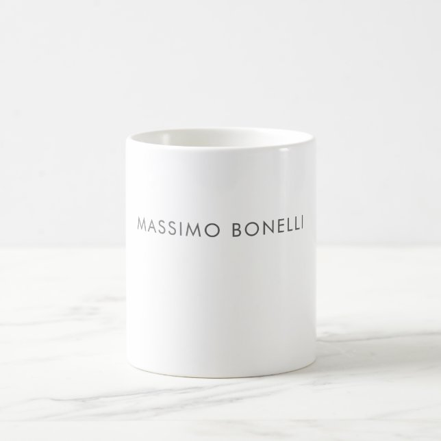 Einfach schlicht modern elegant kaffeetasse (Mittel)