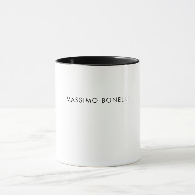 Einfach schlicht modern elegant tasse (Zentrum)