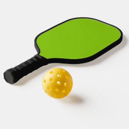 Einfach schlichtes Grün Pickleball Schläger