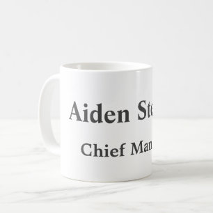 Einfach Schlichtes Minimalistisches klassisches We Kaffeetasse