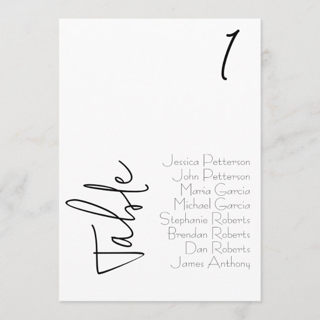 Einfach schmale Siteübersichtskarten Einladung (Vorderseite)