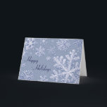 Einfach Schneeflocken Art Custom Foto Frame Feiertagskarte<br><div class="desc">Schneeflocken füllen den Winterhimmel! Passen Sie diese Karte mit Ihrem eigenen Foto im Rahmen der Schneeflocke an und aktualisieren Sie den Text mit Ihrer eigenen Nachricht. Ideal für Weihnachten, Hanukkah, Weihnachten und andere Winterferien Korrespondenz und Geschenke. Karo aus dem Critterwings Laden für mehr Möglichkeiten und für andere Naturkunst! Bilder ©...</div>