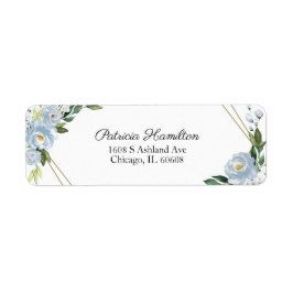 Einfach schön geometrisch blau blauer Floral