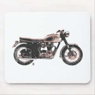 Einfach schöne klassische Motorrad Mousepad