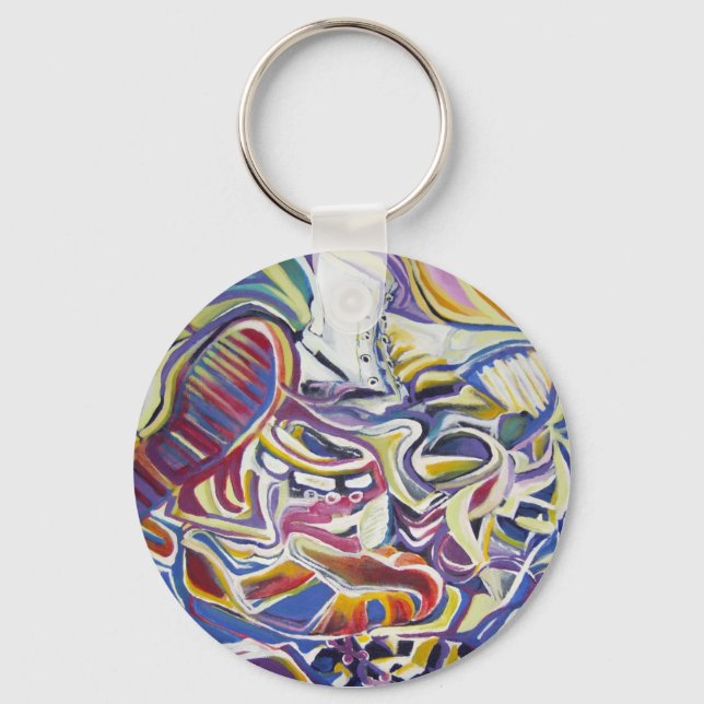 Einfach Schuhe Schlüsselanhänger (Vorderseite)