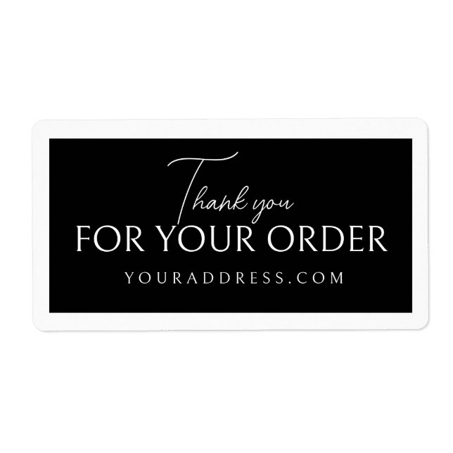 Einfach schwarz und weiß dank Sticker-Design (Vorne)