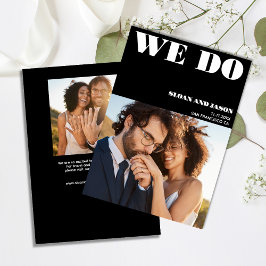 Einfach Schwarz-weiß machen wir Foto Save the Date