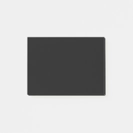 Einfach schwarze Solid-Farbe anpassen Post-it Klebezettel