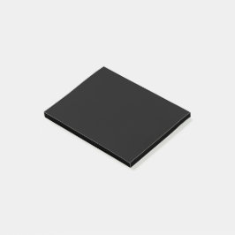 Einfach schwarze Solid-Farbe anpassen Post-it Klebezettel