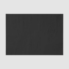 Einfach schwarze Solid-Farbe anpassen Seidenpapier