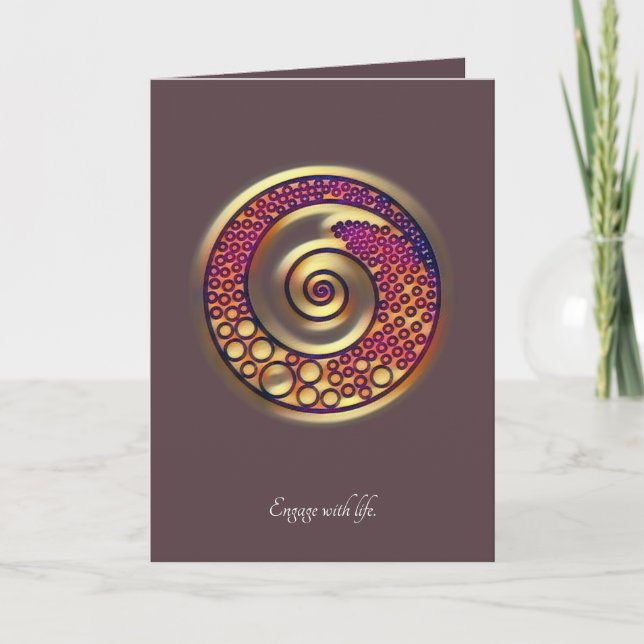 Einfach sein - Gauguin3 - Kunstkarte Karte (Vorderseite)