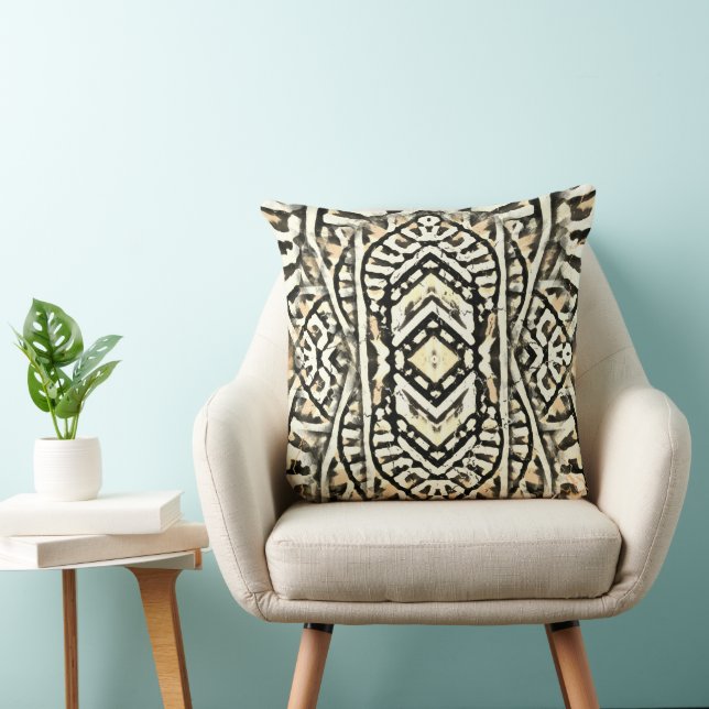 Einfach Sepia Gemustert Cushion Kissen (Stuhl )