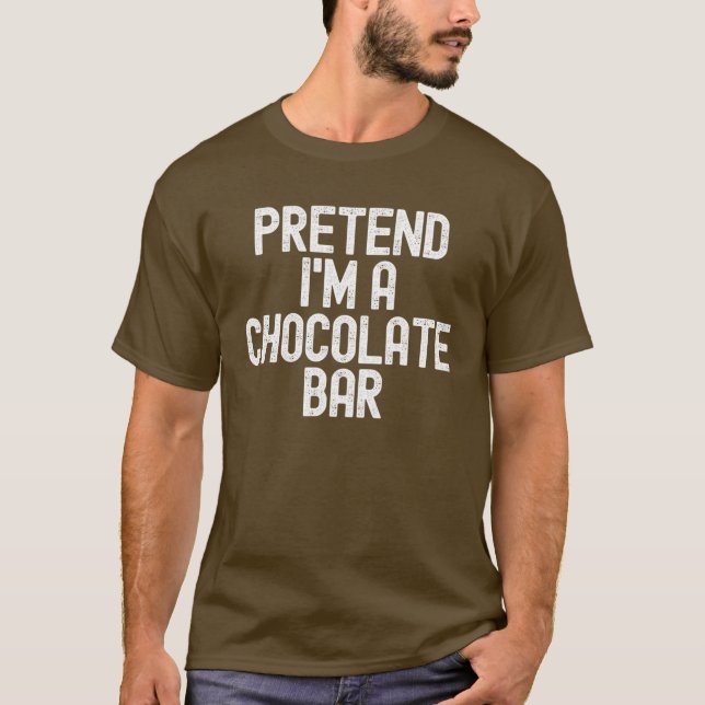 Einfach so, als wäre ich ein schokolares Bar Hallo T-Shirt (Vorderseite)
