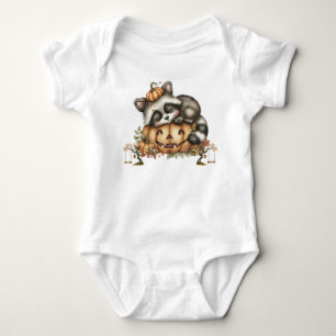 Einfach so herumhängend, Sleepy Racoon Baby Strampler