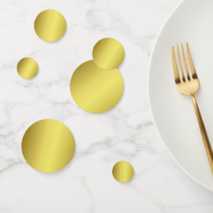 Einfach Spaß, hell und elegant Gold Confetti Konfetti