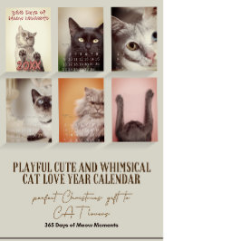 Einfach spielbar Niedlich und virtuell CAT-Liebe J Kalender