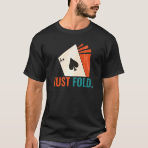 Einfach Spielkarten Poker Premium_1 falten T-Shirt