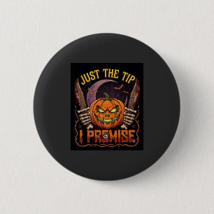 Einfach Spitze Prämisse Halloween-Kürbis Blutmesse Button