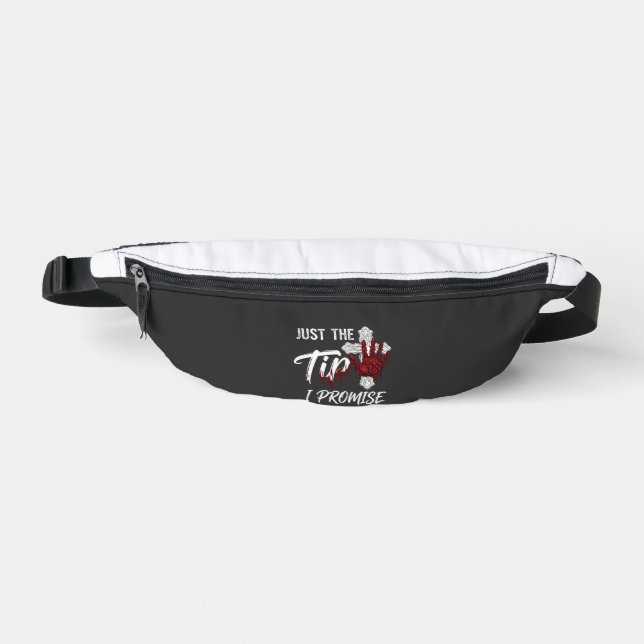 Einfach Spitze Versprechen Halloween Bluthand Kreu Bauchtasche (Vorderseite)