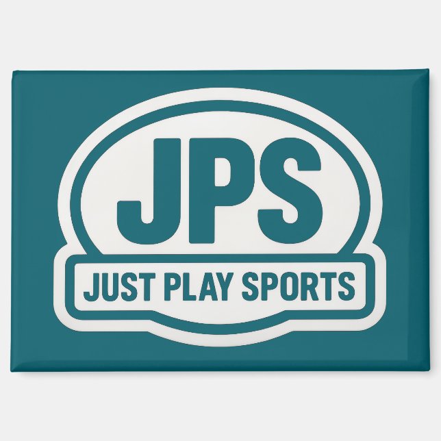 Einfach Sport spielen  Magnet (Vorderseite)