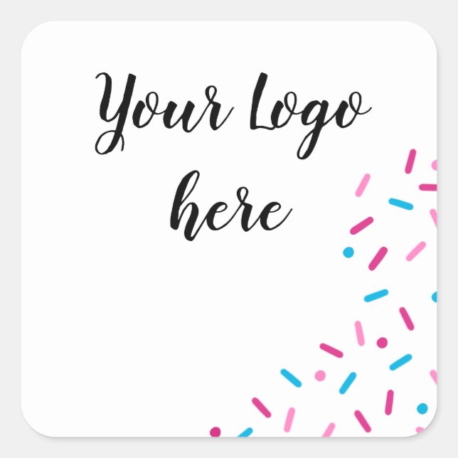 Einfach Sprinkles Pastellfarbene Sweet Stickers (Vorderseite)