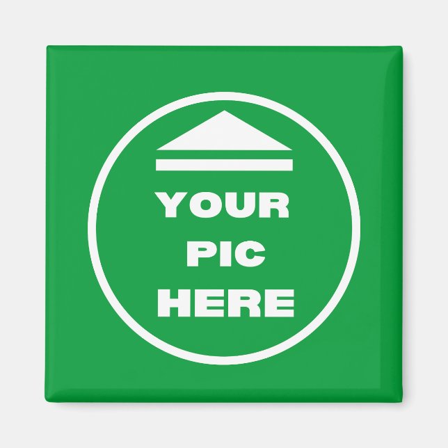 EINFACH! Square Magnet - 2 Zoll - Benutzerdefinier (Vorne)