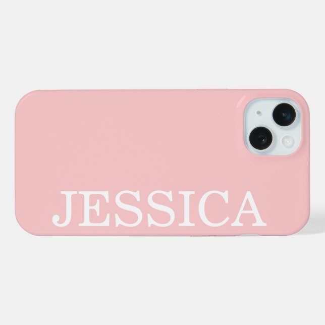 EINFACH STILVOLL INDIVIDUELL ANGEPASSTER NAME MODE iPhone HÜLLE (Rückseite (Horizontal))