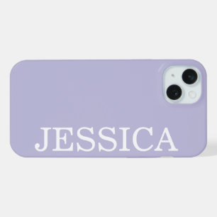 EINFACH STILVOLL INDIVIDUELL ANGEPASSTER NAME MODE iPhone 15 PLUS HÜLLE