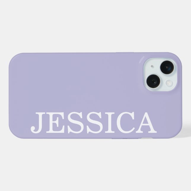 EINFACH STILVOLL INDIVIDUELL ANGEPASSTER NAME MODE iPhone HÜLLE (Rückseite (Horizontal))