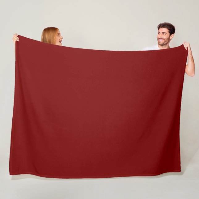 EINFACH STILVOLL MODERN MINIMAL KLASSE DUNKELROT FLEECEDECKE (Beispiel)