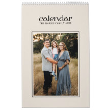 Einfach stilvoller moderner Kalender