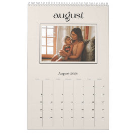 Einfach stilvoller moderner Kalender