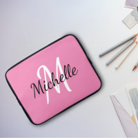 Einfach Stilvolles Monogramm Name + Initial hinzuf