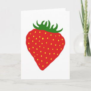 Einfach "Strawberry Custom Grußkarten" Karte