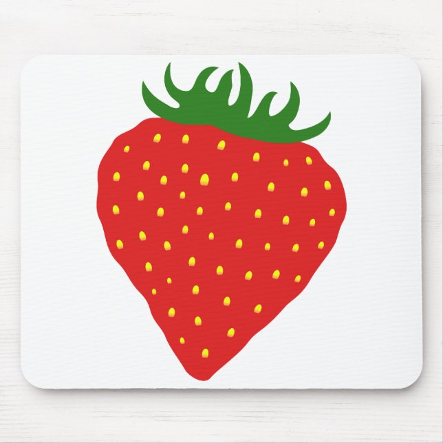 Einfach Strawberry Custom Mousepad (Vorne)