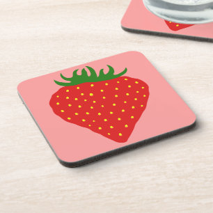 Einfach Strawberry-Untersetzer Untersetzer