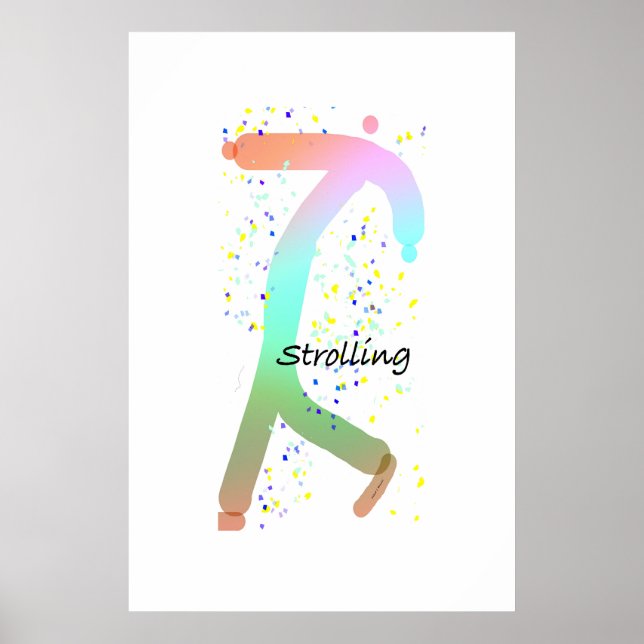EINFACH STROLLEN POSTER (Vorne)