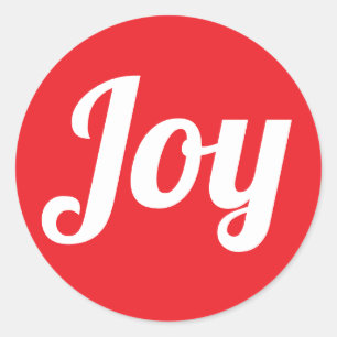 Einfach Stylisch Modern Minimal Frohe Weihnachten Runder Aufkleber